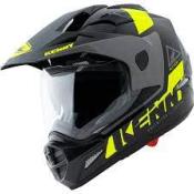 CASQUE KENNY EXTREME GRAPHIC NOIR/JAUNE